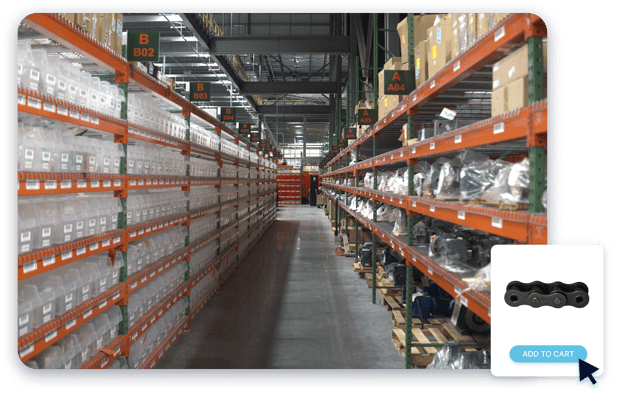 When OEMs Sunset Your Equipment, We Don’t. Warehouse of parts Visual 